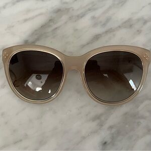Chloe Tan Cat-Eye Sunglasses with Gradient Lenses